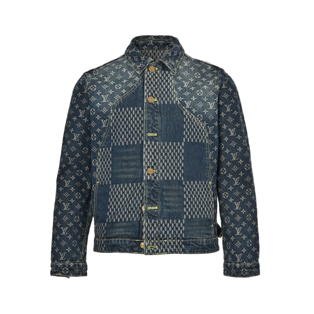 Louis Vuitton Graphic Print Denim Jacket