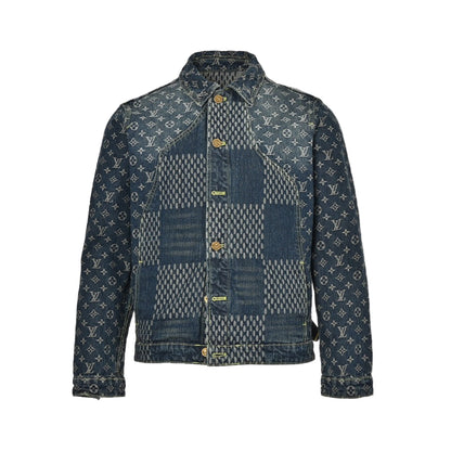 Louis Vuitton Graphic Print Denim Jacket