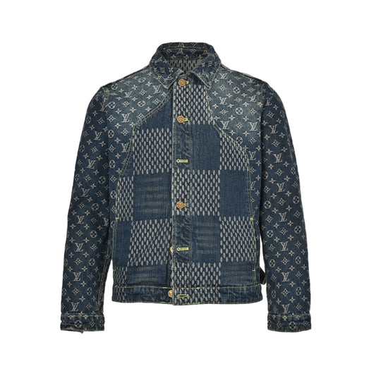 Louis Vuitton Graphic Print Denim Jacket