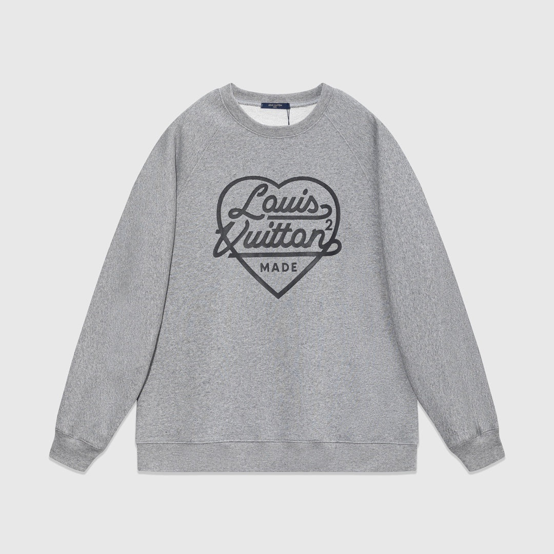 Louis Vuitton x Nigo Printed Heart Sweatshirt "Grey"