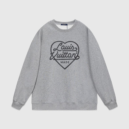 Louis Vuitton x Nigo Printed Heart Sweatshirt "Grey"