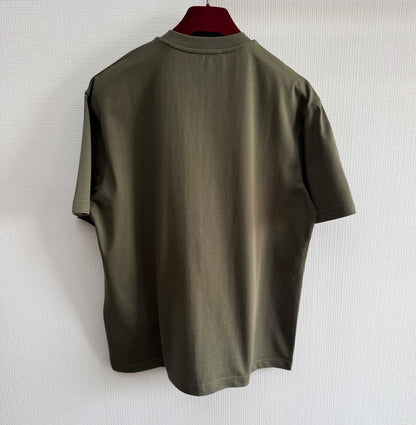 Gucci Cotton Jersey T-shirt with Embroidery "Green"