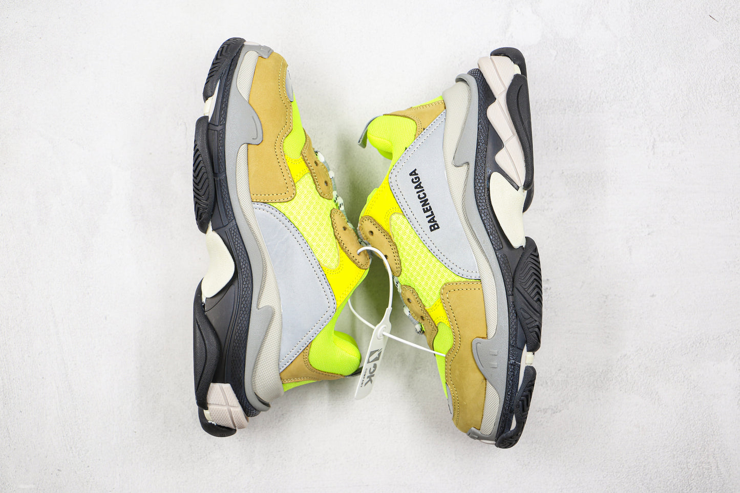 Balenciaga Triple S "Neon Yellow-Grey"
