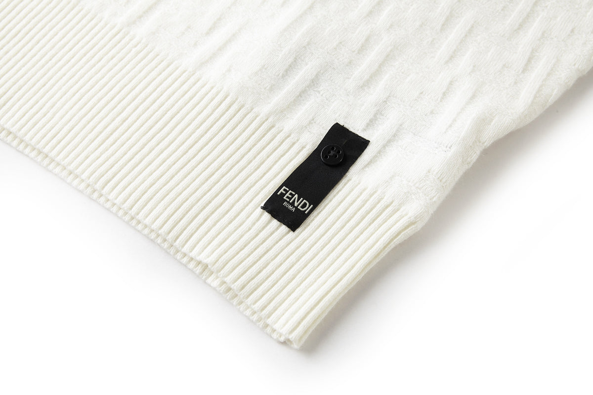 Fendi FF Cotton Sweater "White"
