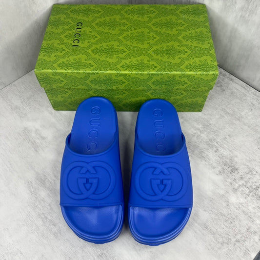 Gucci Slides "Blue"