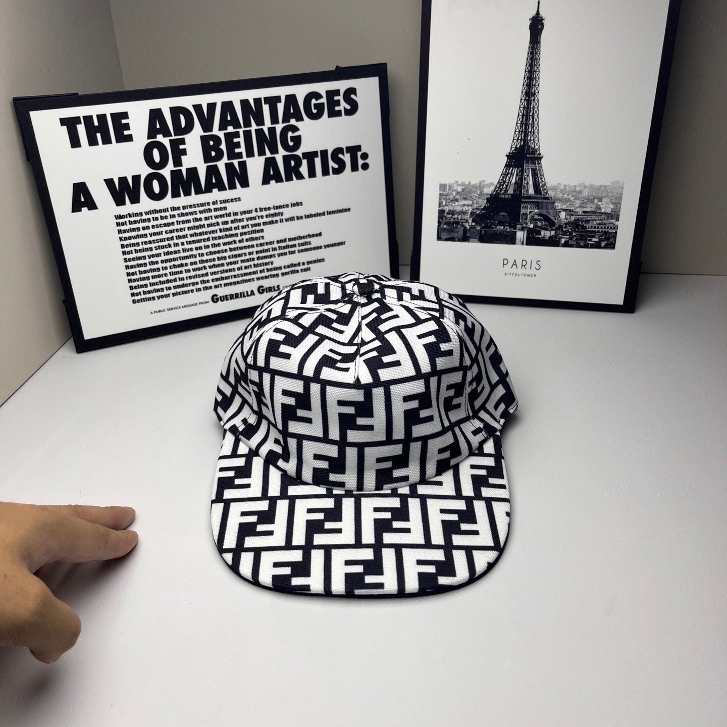 Fendi FF Cotton Baseball Cap