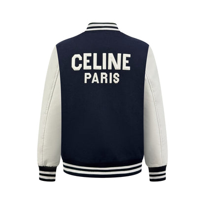 Celine Varsity Jacket "Blue-White"
