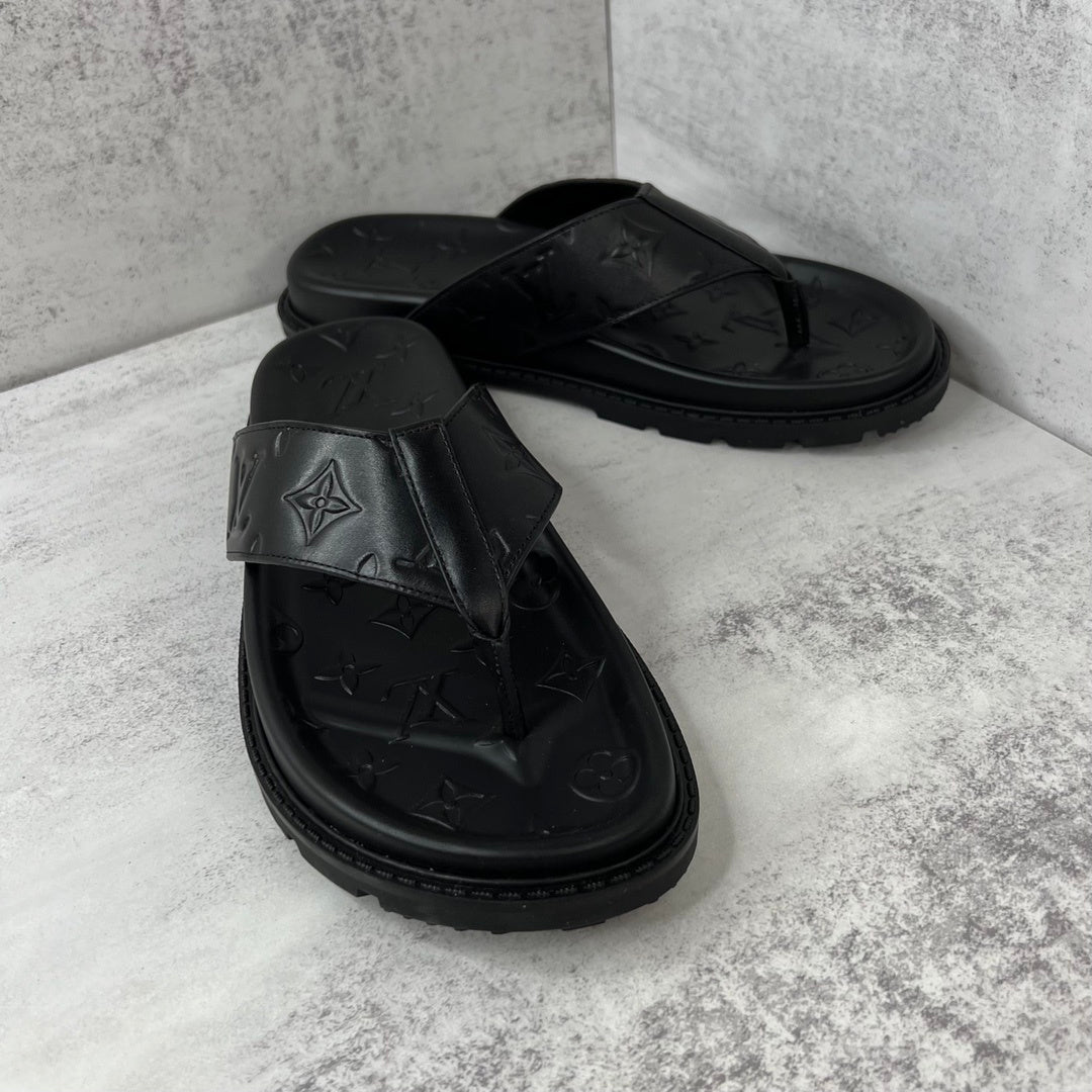 Louis Vuitton Flip-Flops "Black"