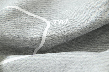 Off-White Wave Diagonals Hoodie "Grey-White"