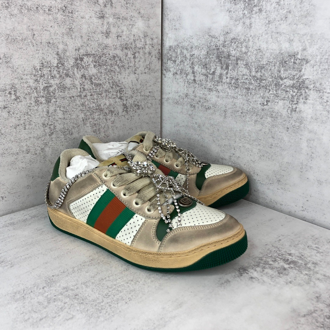 Gucci Screener "Green-White" Crystals