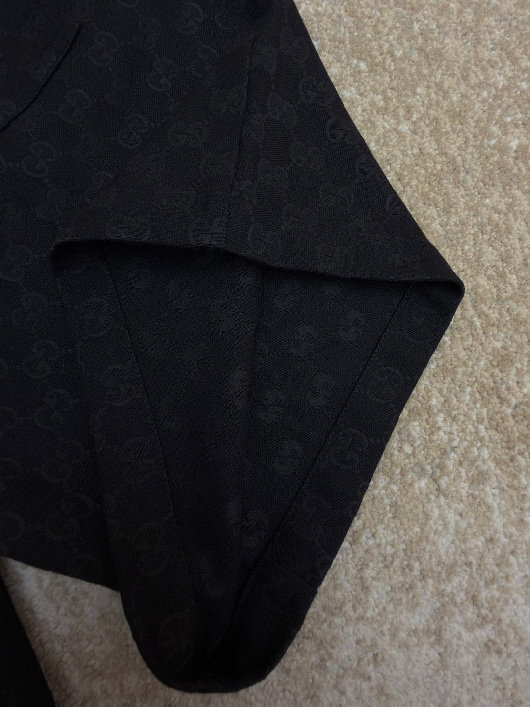 Gucci GG Canvas Linen Blend Shorts "Black"