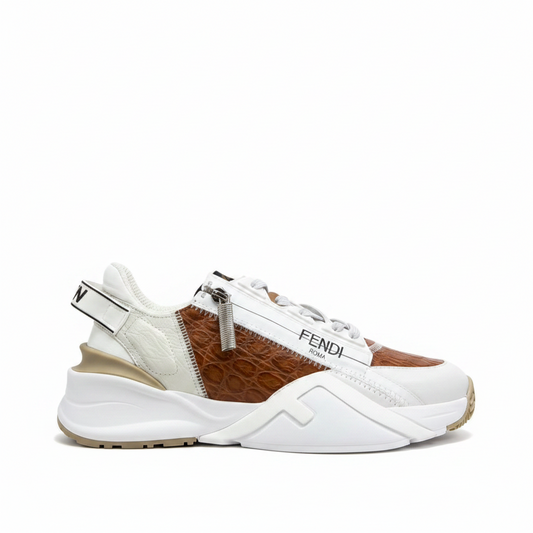 Fendi Flow "White-Brown"