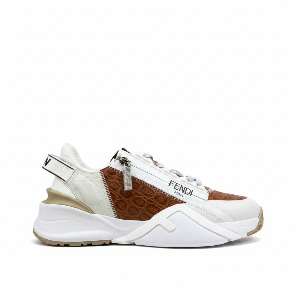 Fendi Flow "White-Brown"