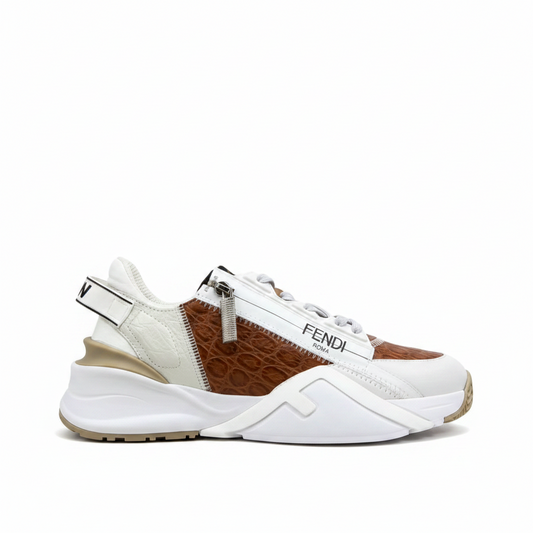 Fendi Flow "White-Brown"