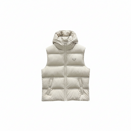 Prada Down Vest "Light Grey"