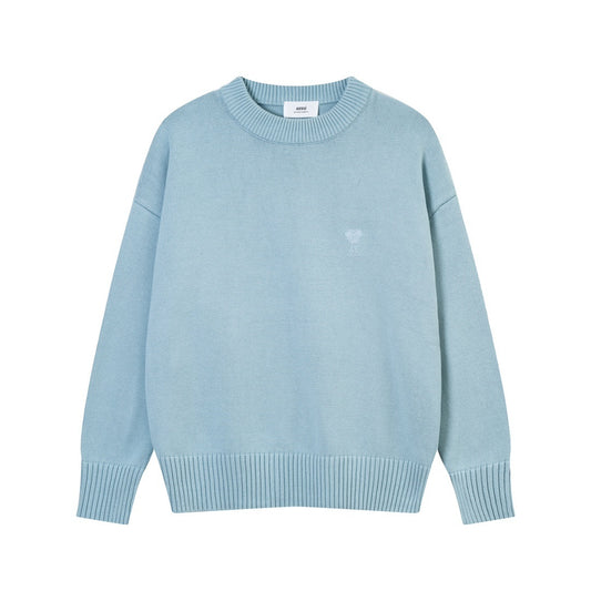 AMI Paris Ami De Coeur Sweater "Pastel Blue"