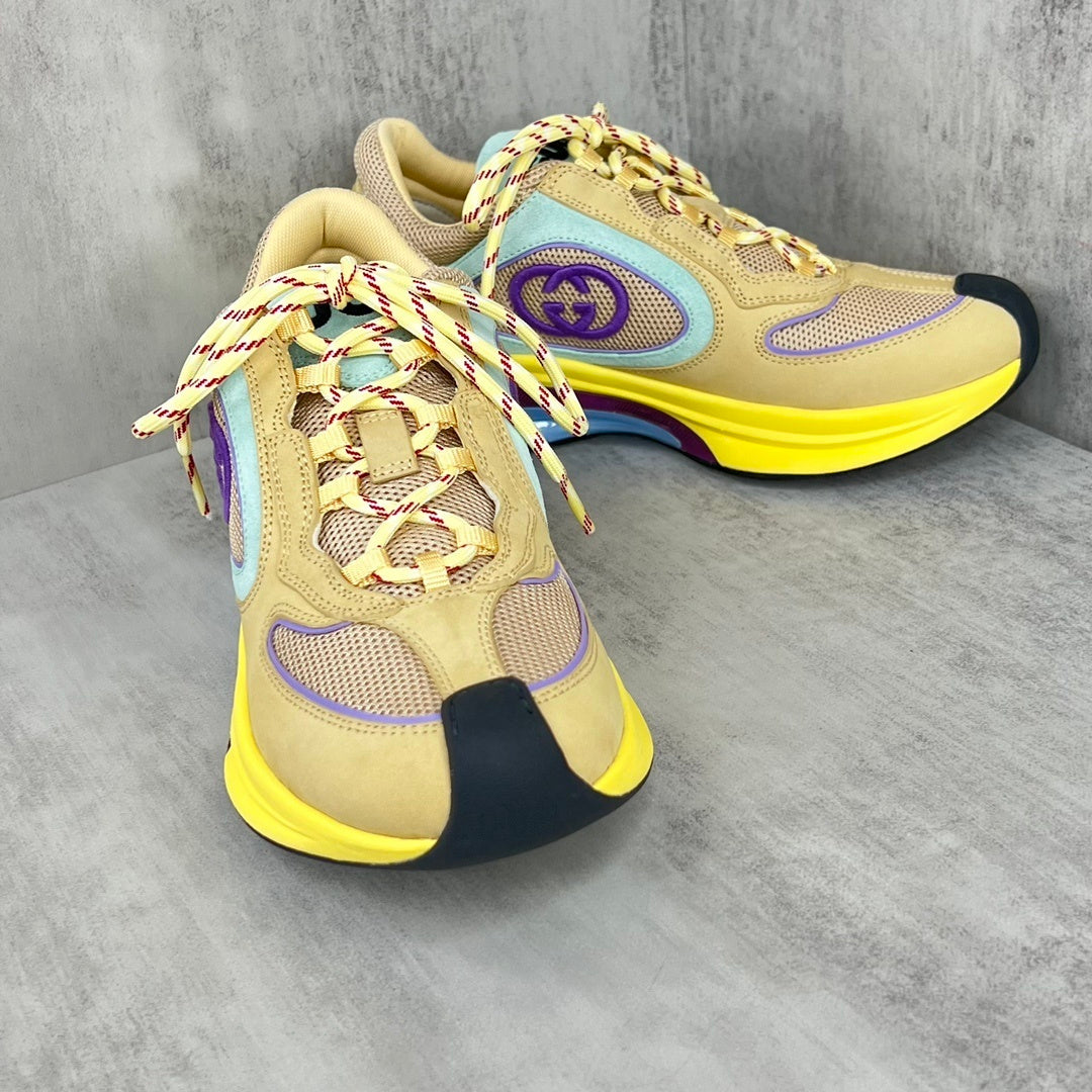 Gucci Run "Beige-Yellow-Purple"