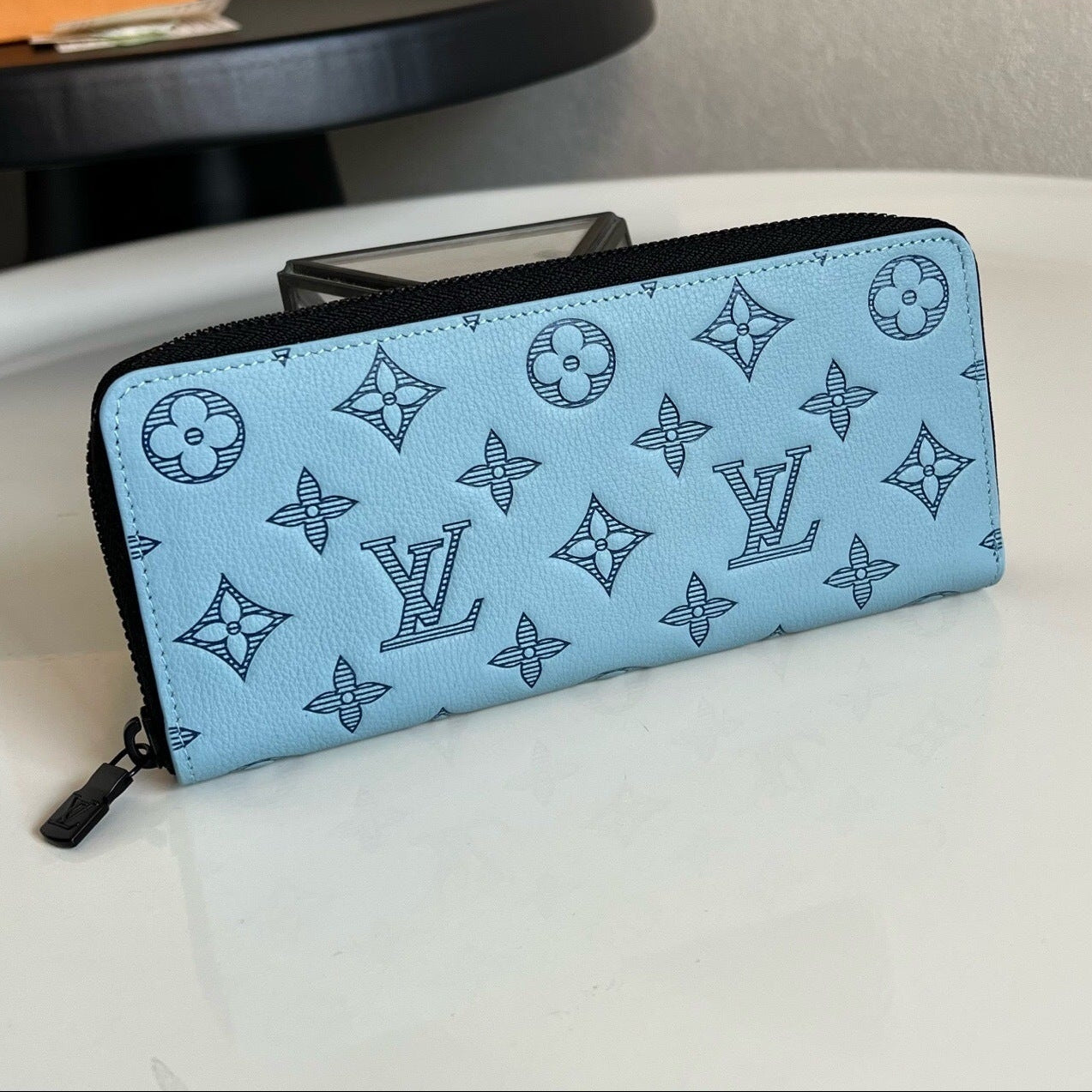 Louis Vuitton Zippy Wallet "Shadow Leather"