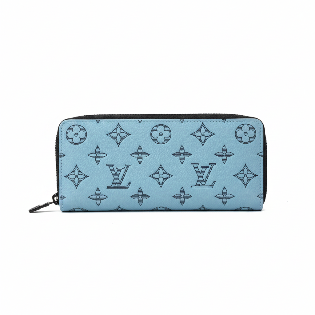 Louis Vuitton Zippy Wallet "Shadow Leather"