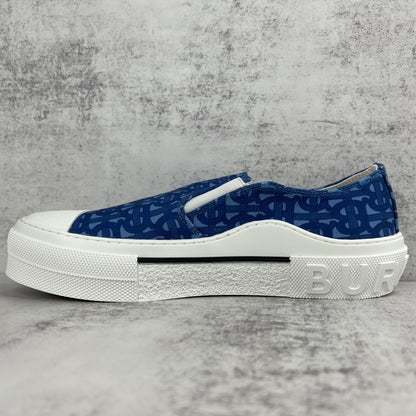 Burberry Slip-On "Blue Monogram"