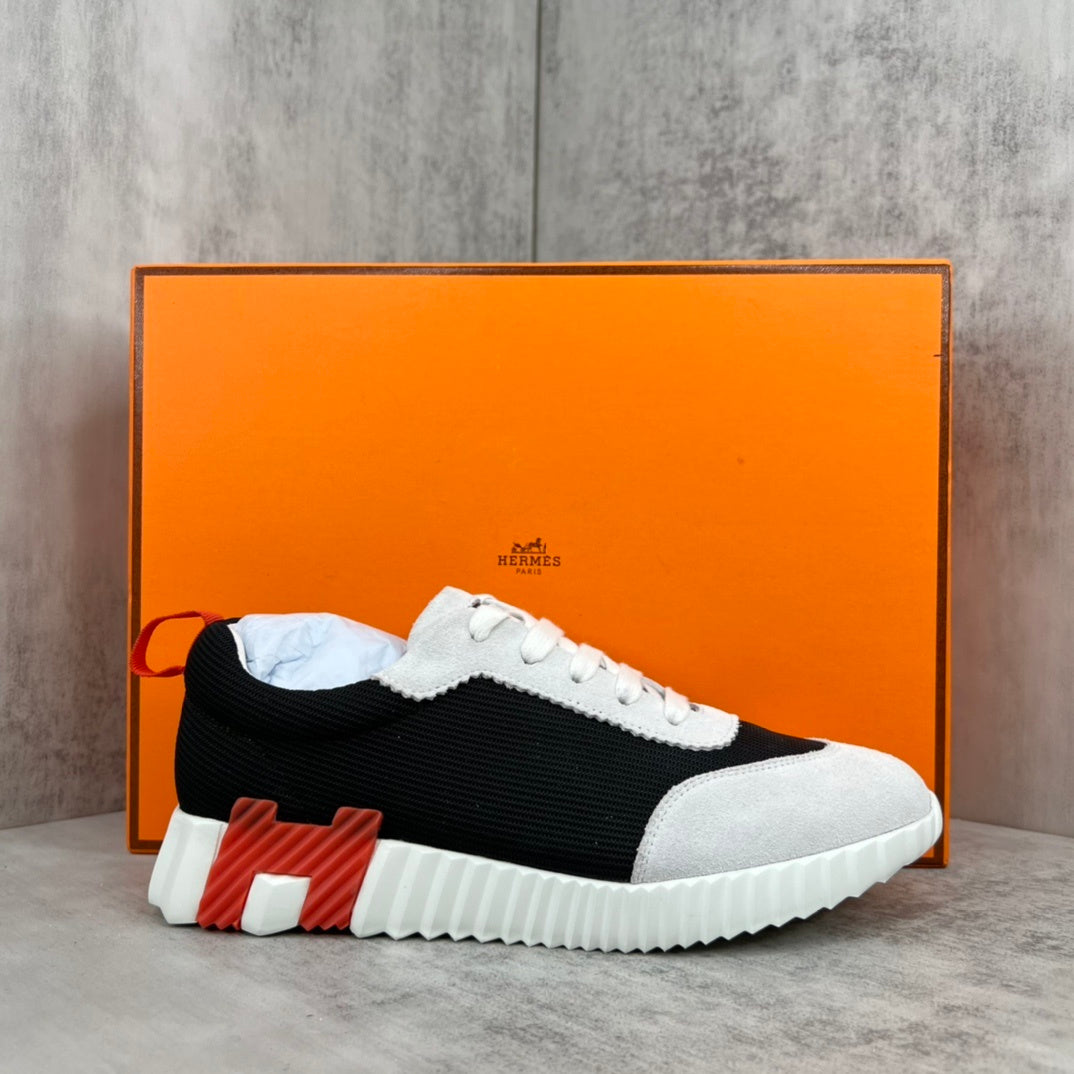 Hermes Bouncing Sneakers "Black-Grey-Red"