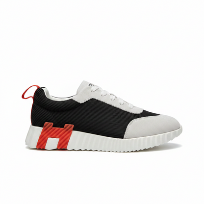 Hermes Bouncing Sneakers "Black-Grey-Red"