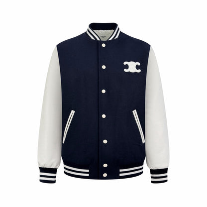 Celine Varsity Jacket "Blue-White"