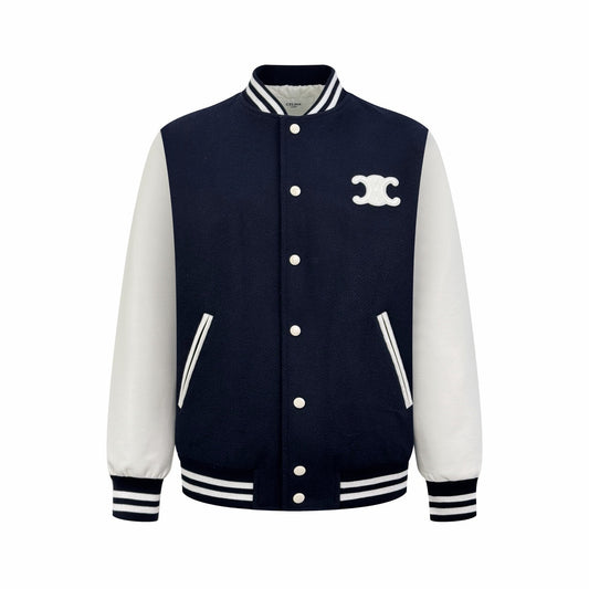 Celine Varsity Jacket "Blue-White"