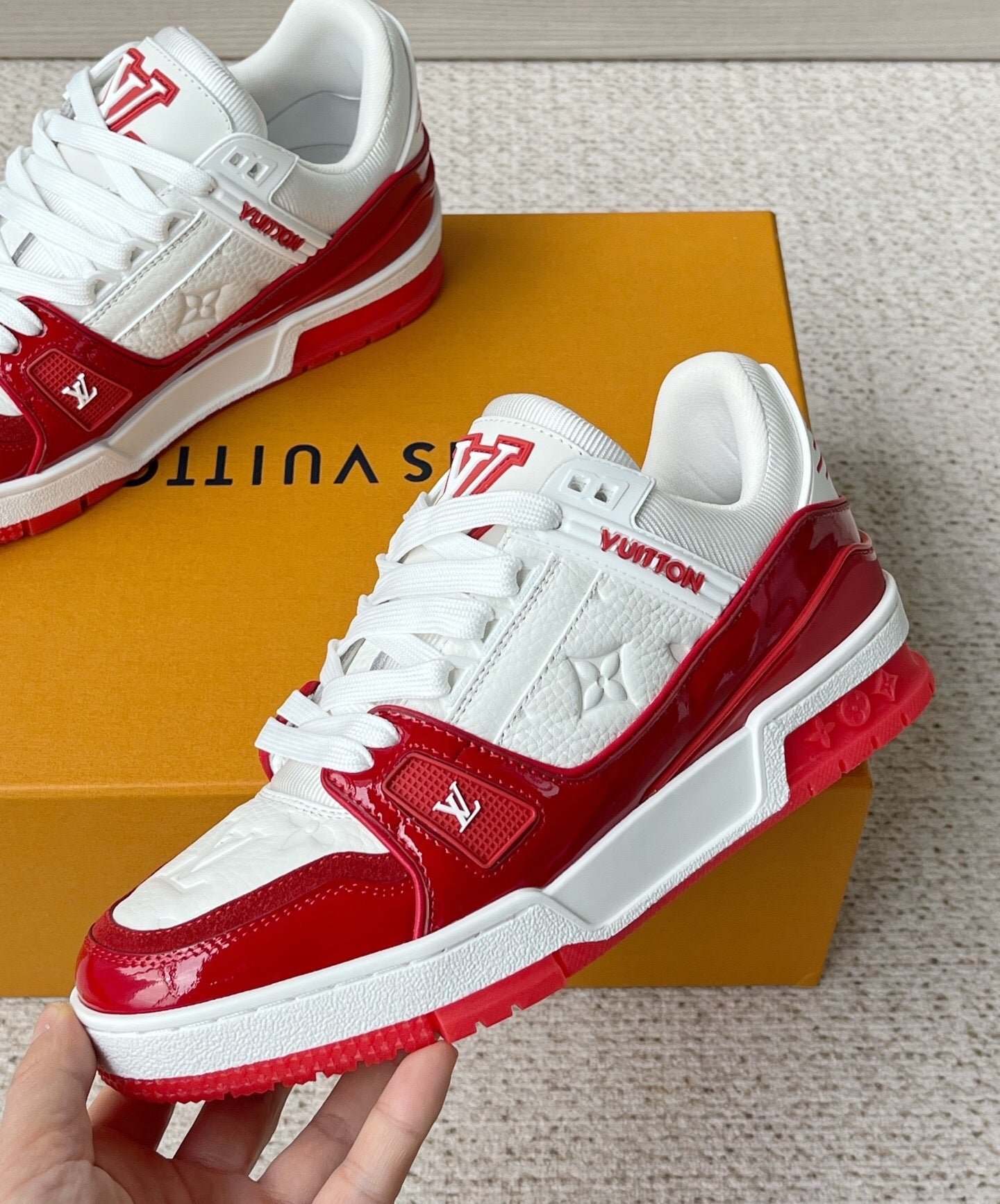 Louis Vuitton LV Trainers "Red-White"