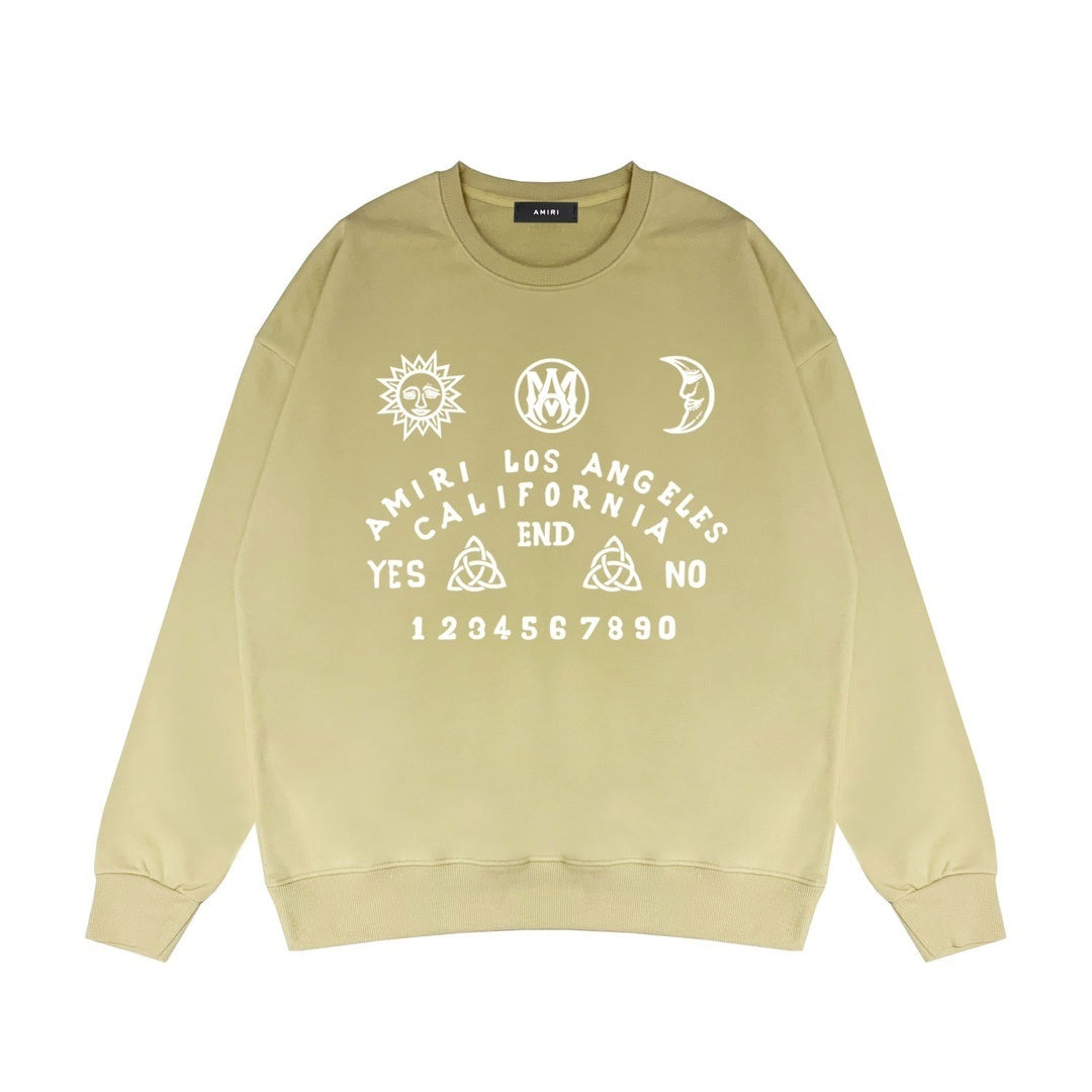 Amiri Ouija Board Sweatshirt "Beige-White"