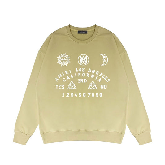 Amiri Ouija Board Sweatshirt "Beige-White"