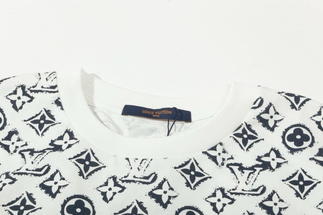 Louis Vuitton Monogram T-Shirt "White-Black"