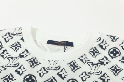 Louis Vuitton Monogram T-Shirt "White-Black"