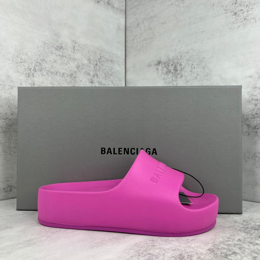 Balenciaga Chunky Slides "Magenta"