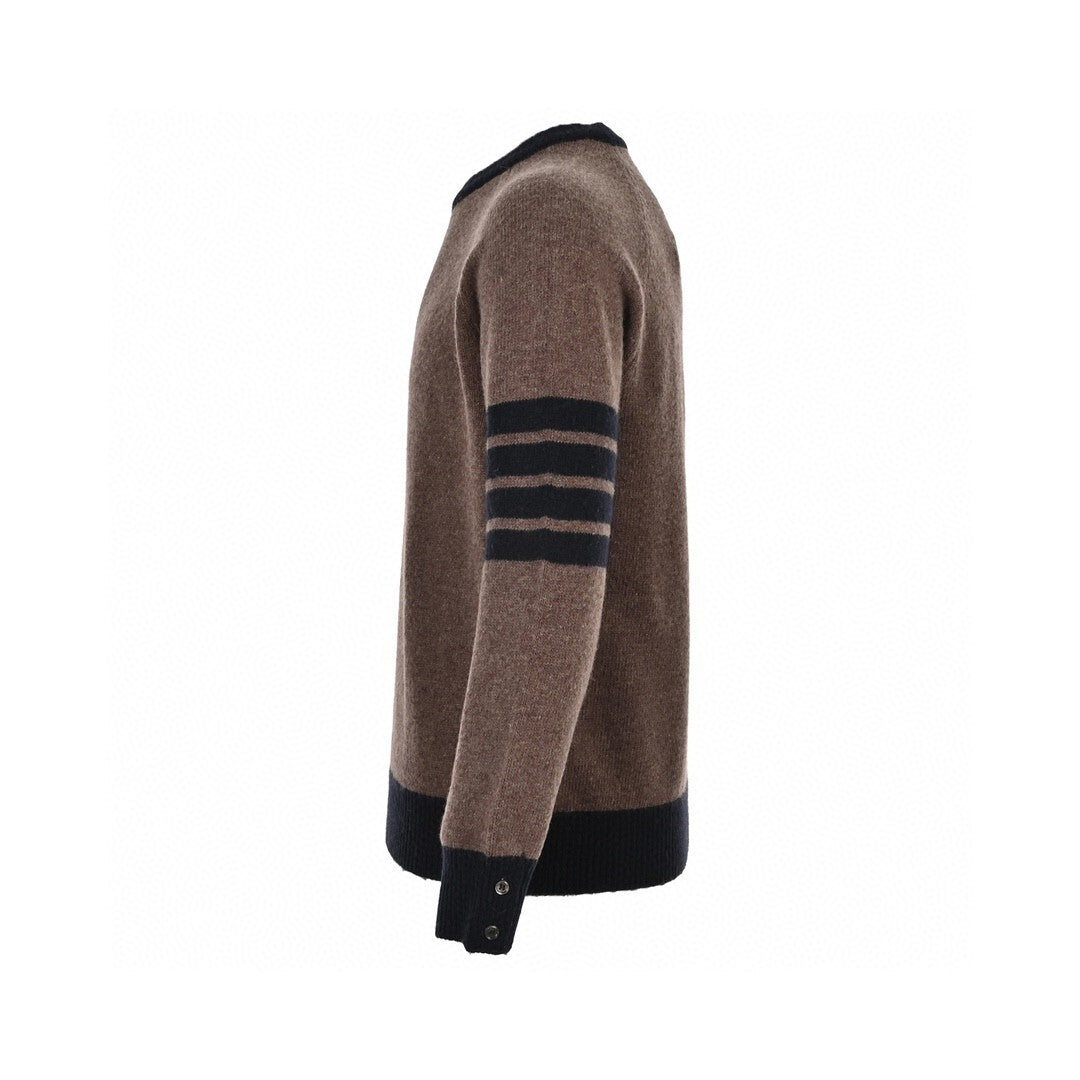 Thom Browne 4-Bar Sweater "Brown-Black"