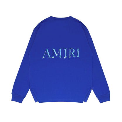Amiri Watercolour MA Sweatshirt "Blue"