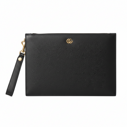 Gucci Leather GG Marmont Pouch