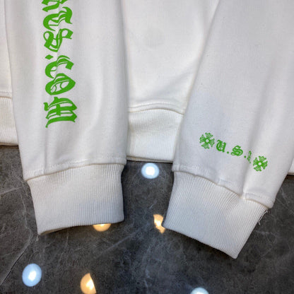 Chrome Hearts Hoodie "White-Green"