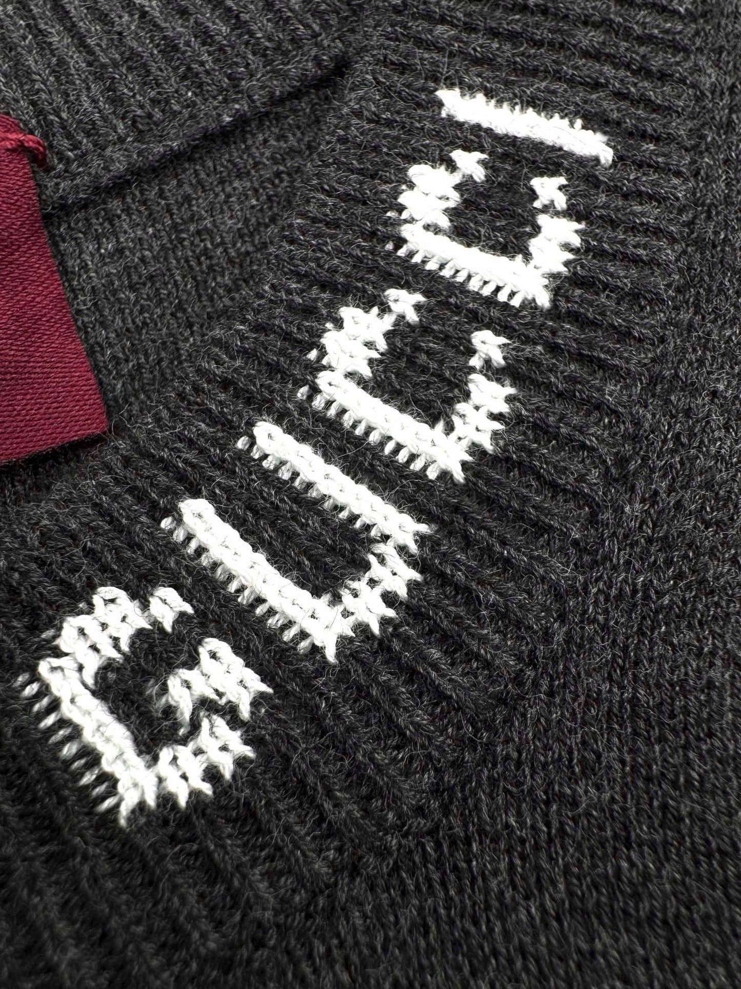Gucci Silk Cotton T-Shirt with Gucci Intarsia "Grey"