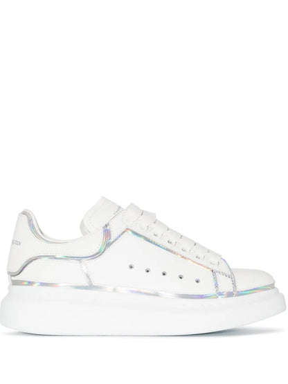 Alexander McQueen Oversized "White-Silver Holo"