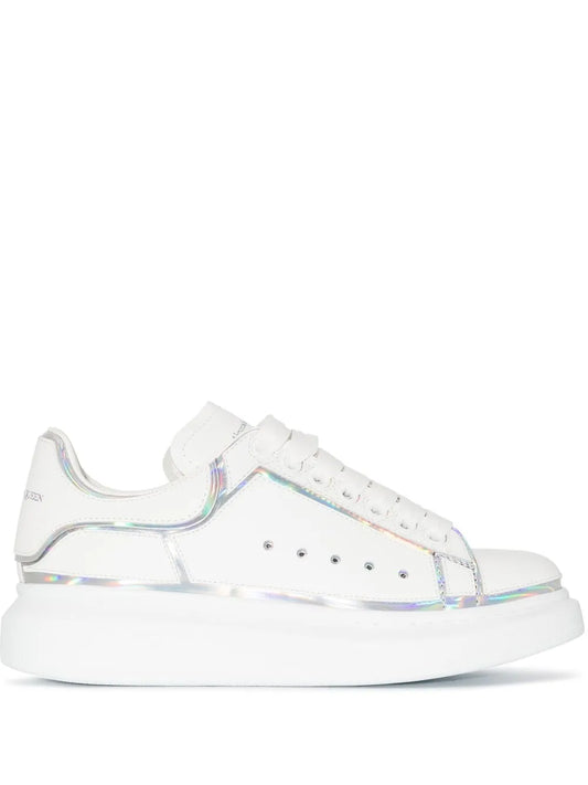 Alexander McQueen Oversized "White-Silver Holo"
