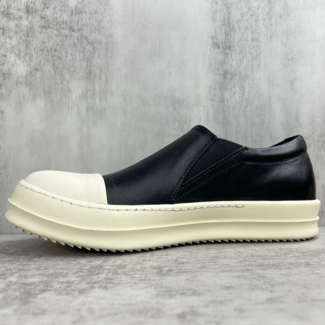 Rick Owens Vintage Slip-On "Black-Beige"