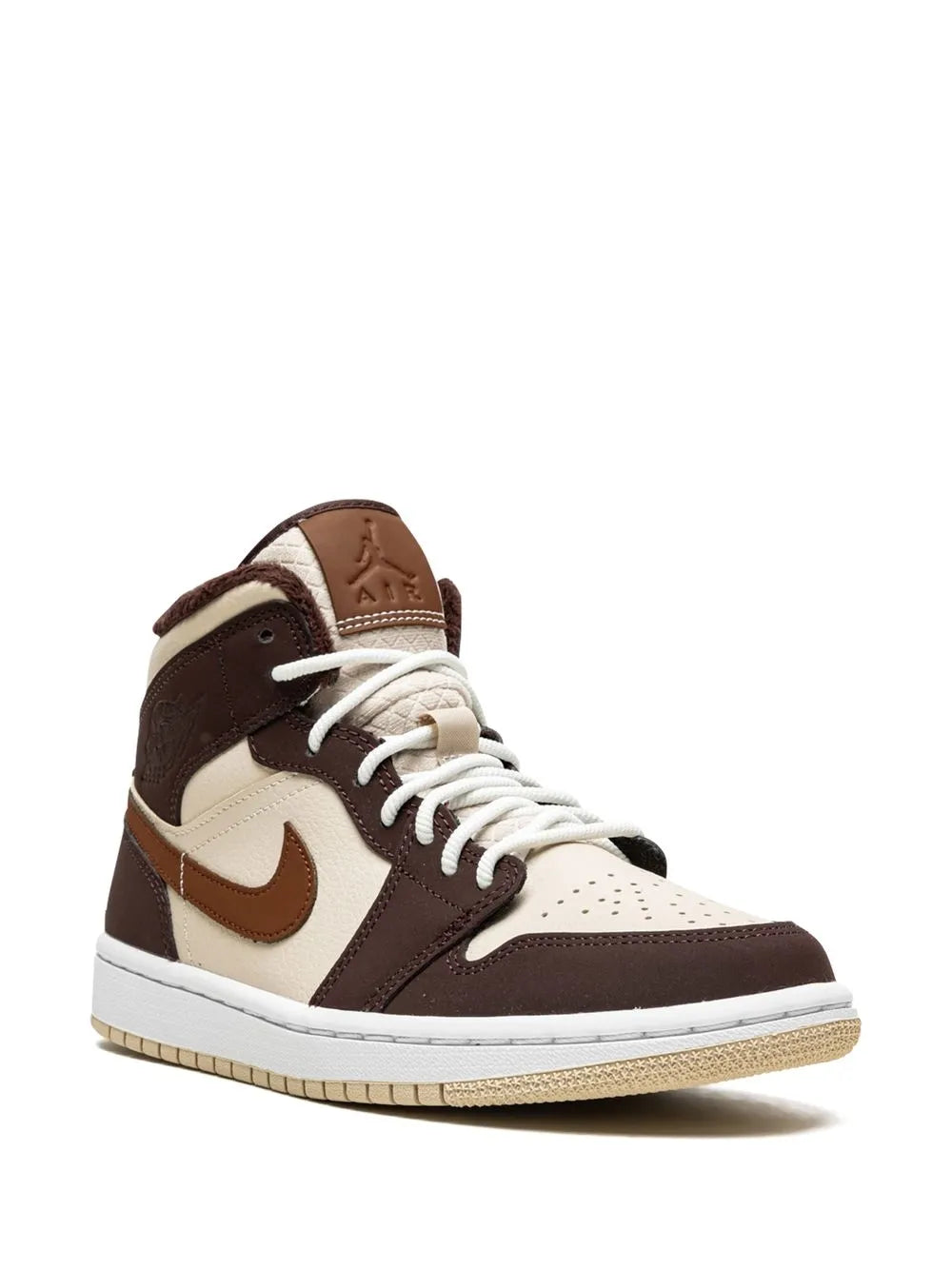 Air Jordan 1 Mid SE "Brown Basalt Fleece"