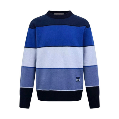 Dior CD Diamond Sweater "Blue Cashmere and Cotton Jersey"