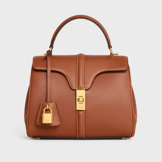 Celine Small 16 Bag in Natural Calfskin "Tan"