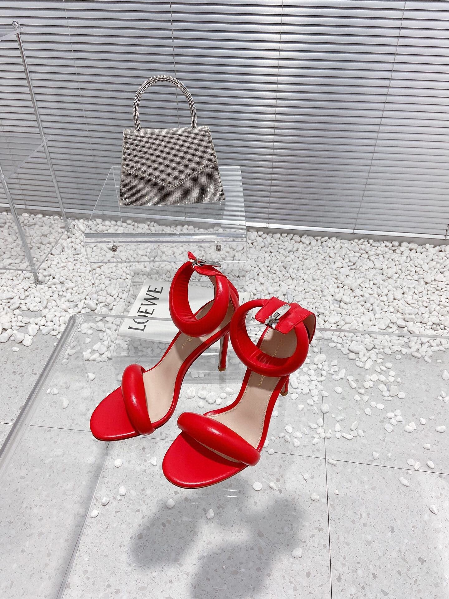 Gianvito Rossi Bijoux High Heels 100mm "Red"