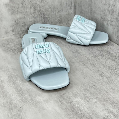 Miu Miu Slides "Baby Blue"