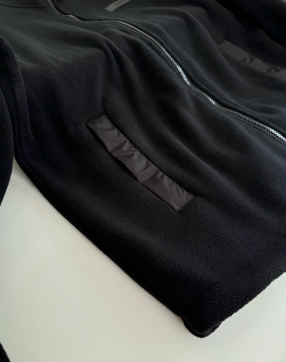 Moncler Fleece Zip Jacket "Black"