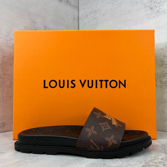 Louis Vuitton Slides "Brown-Black"