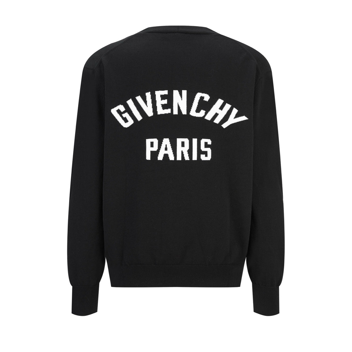 Givenchy Couture Seam Cardigan in Knit with Givenchy Paris "Black"